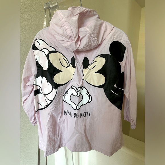 Zara Jackets & Coats Htf Zara Minnie Mouse Windbreaker Jacket